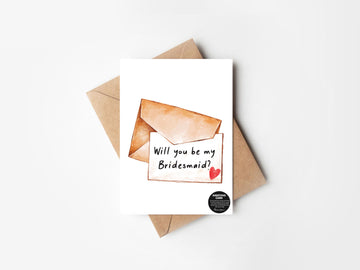 Will you be my Bridesmaid