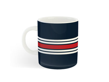 RED AND BLUE STRIPES- MUG