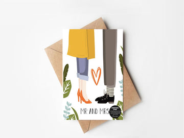 Mr and Mrs- GREETING CARD