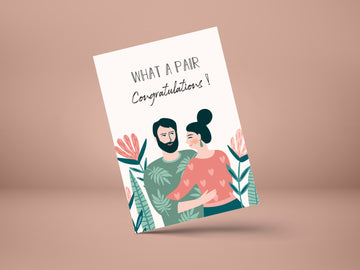 What a Pair !- GREETING CARD