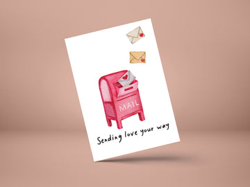 Sending Love your Way- GREETING CARD