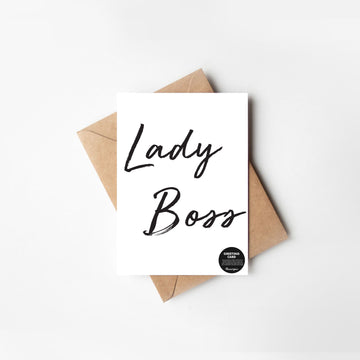 Lady Boss- GREETING CARD