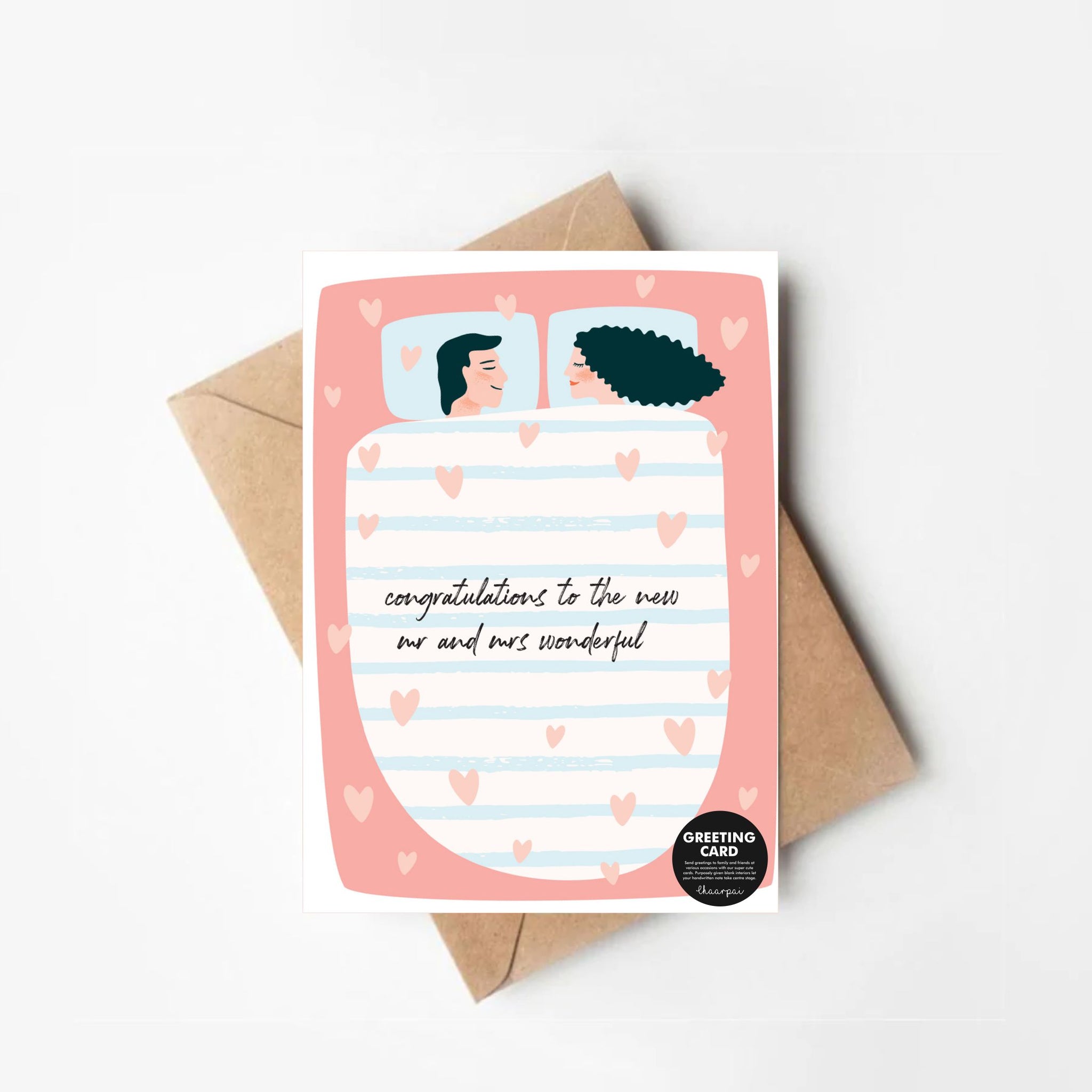 Mr & Mrs Wonderful- GREETING CARD