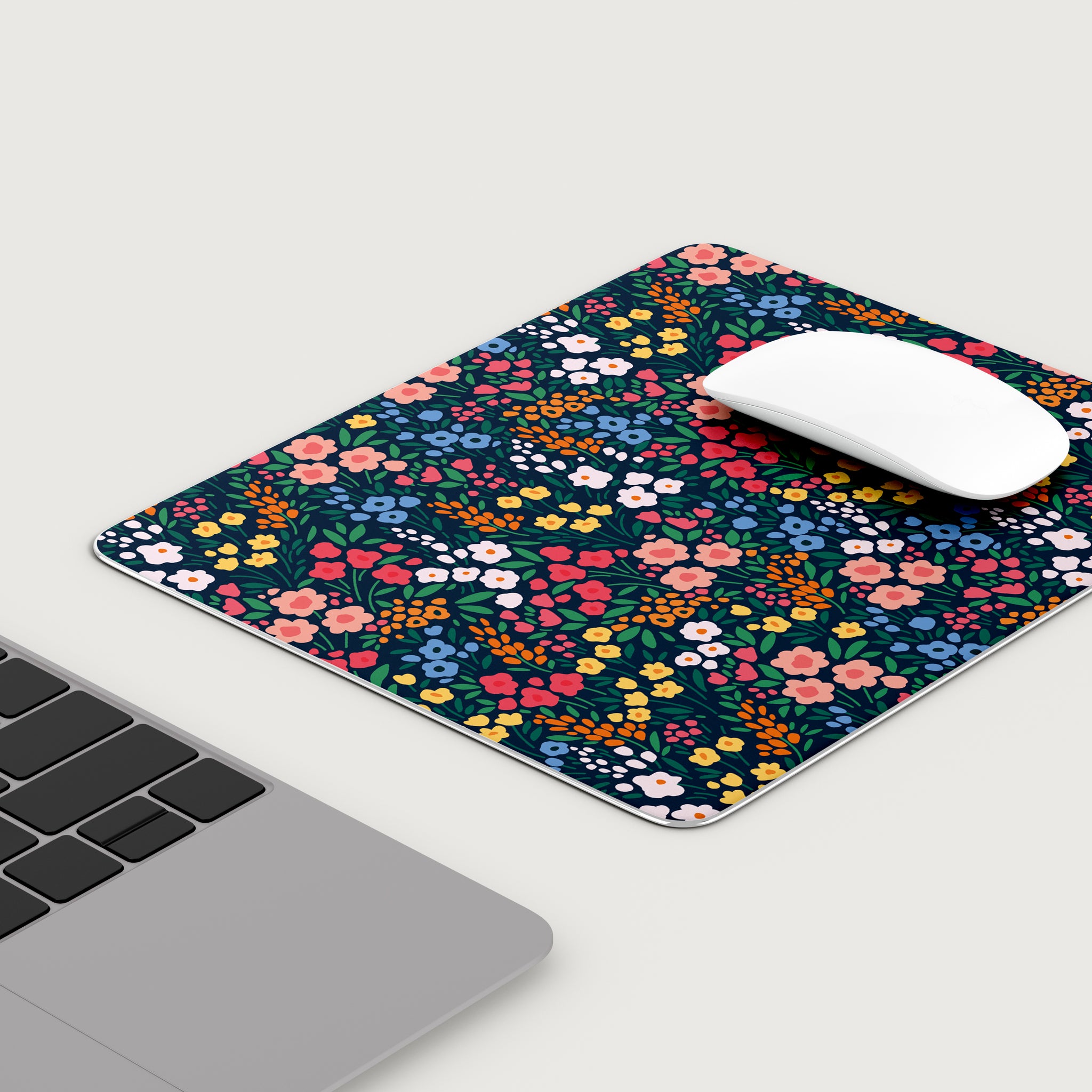 Floral Dark Mousepad