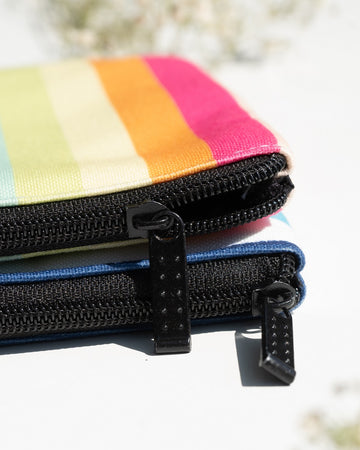 COLOURFUL VERTICAL STRIPES- POUCH