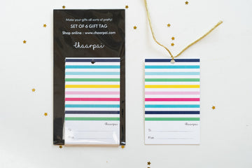 STRIPES- GIFT TAG