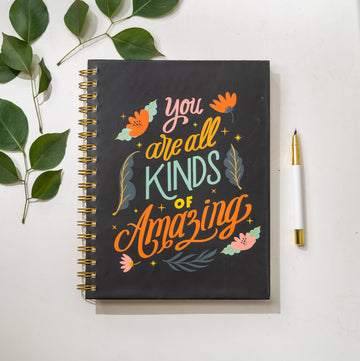 YOU ARE ALL KINDS OF AMAZING- WIRO  NOTEBOOK