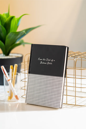 FROM THE DESK OF BADASS BITCH- HARDBOUND NOTEBOOK