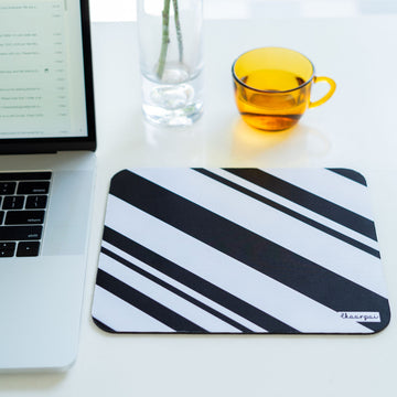 MONOCHROME STRIPES- MOUSEPAD