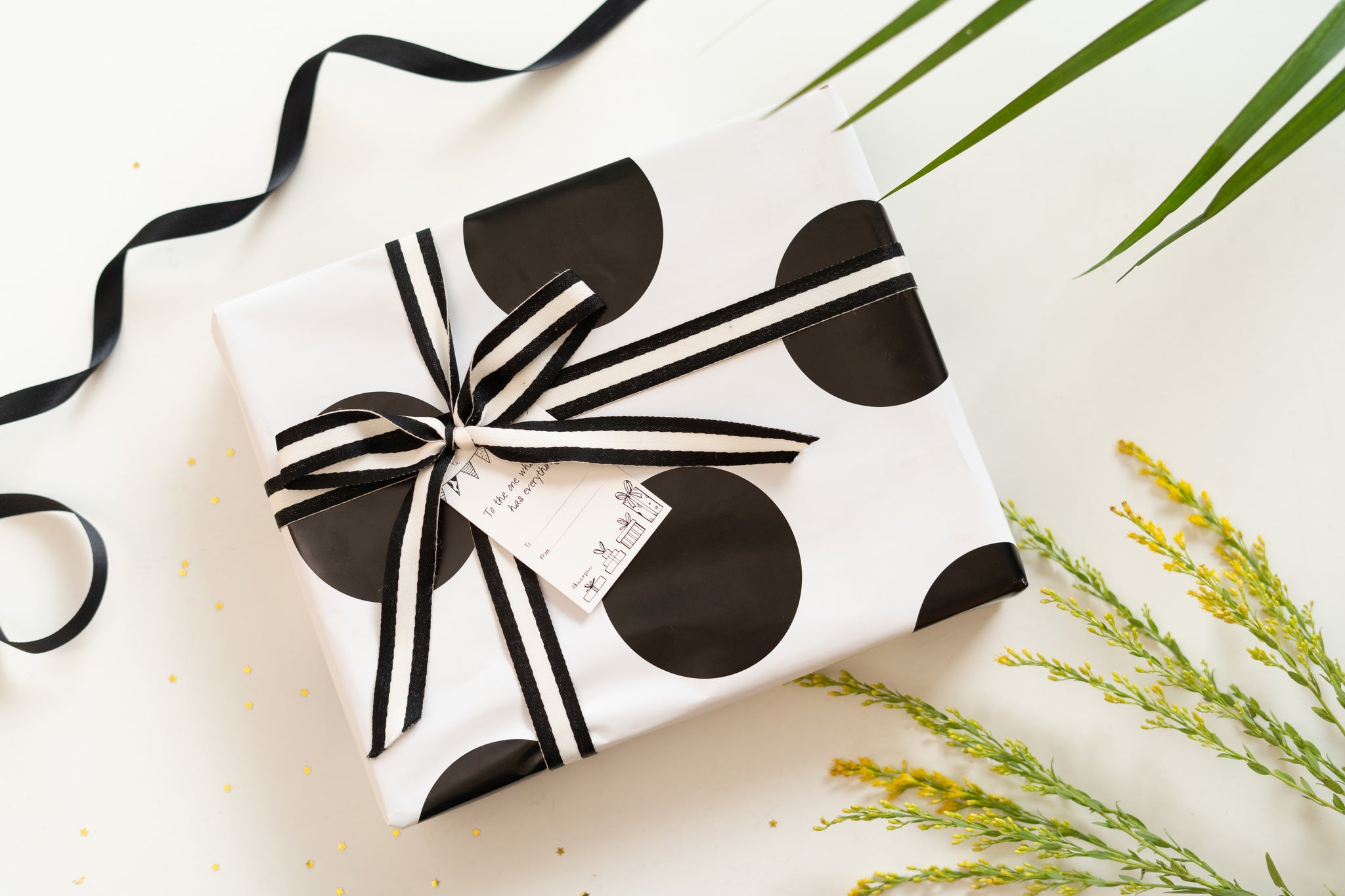 POLKA DOT LARGE  GIFT WRAPPING PAPER