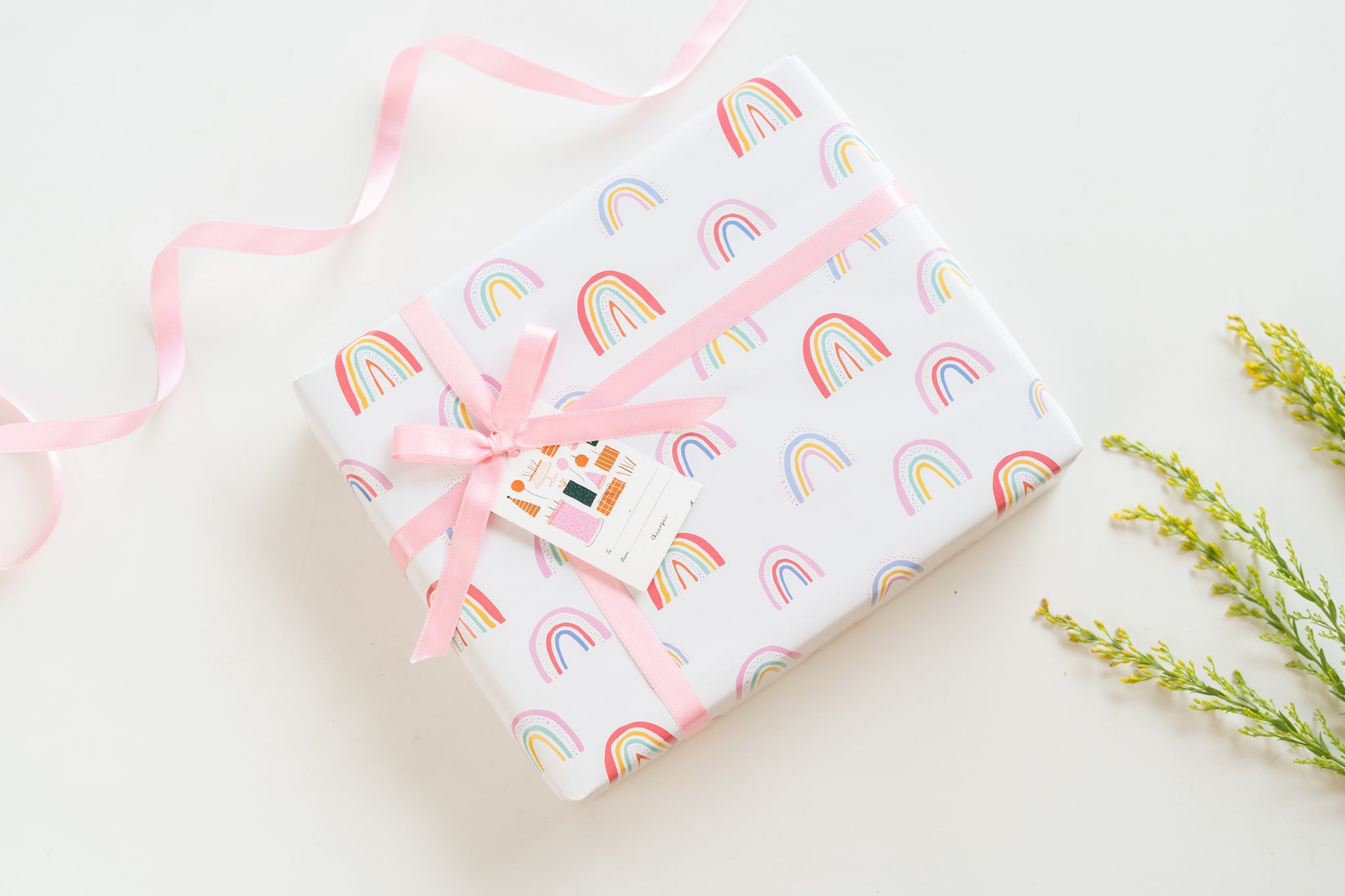 COLOURFUL RAINBOW- GIFT WRAPPING PAPER