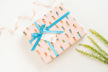 HAPPY GIRLS- GIFT WRAPPING PAPER